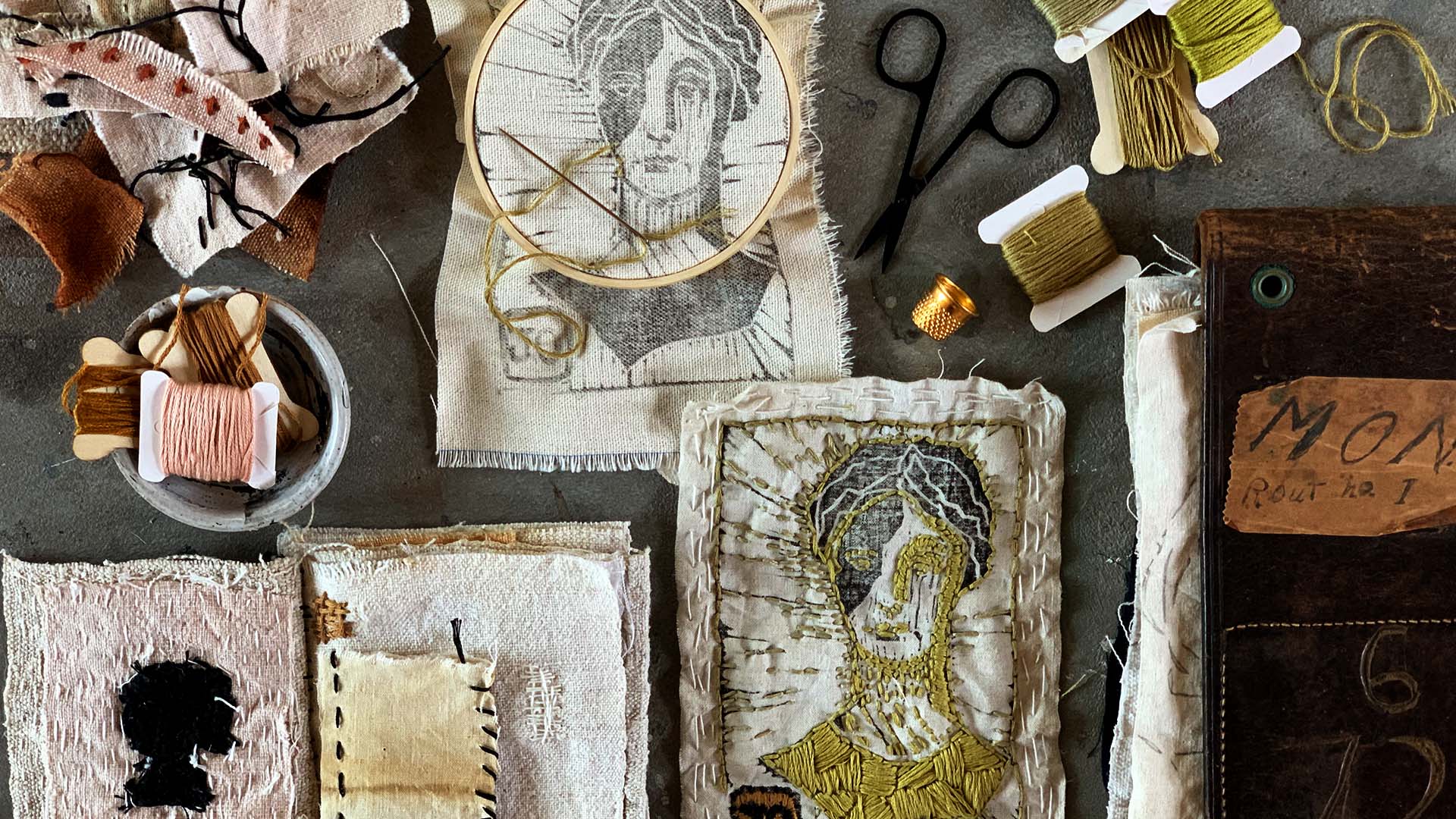 Registration Open | Stitched Faces with Jeanne Oliver