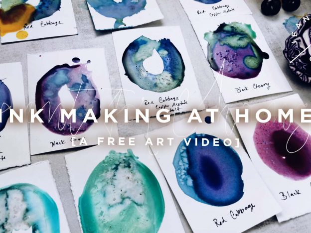Free Art Video: Ink Making at Home course image