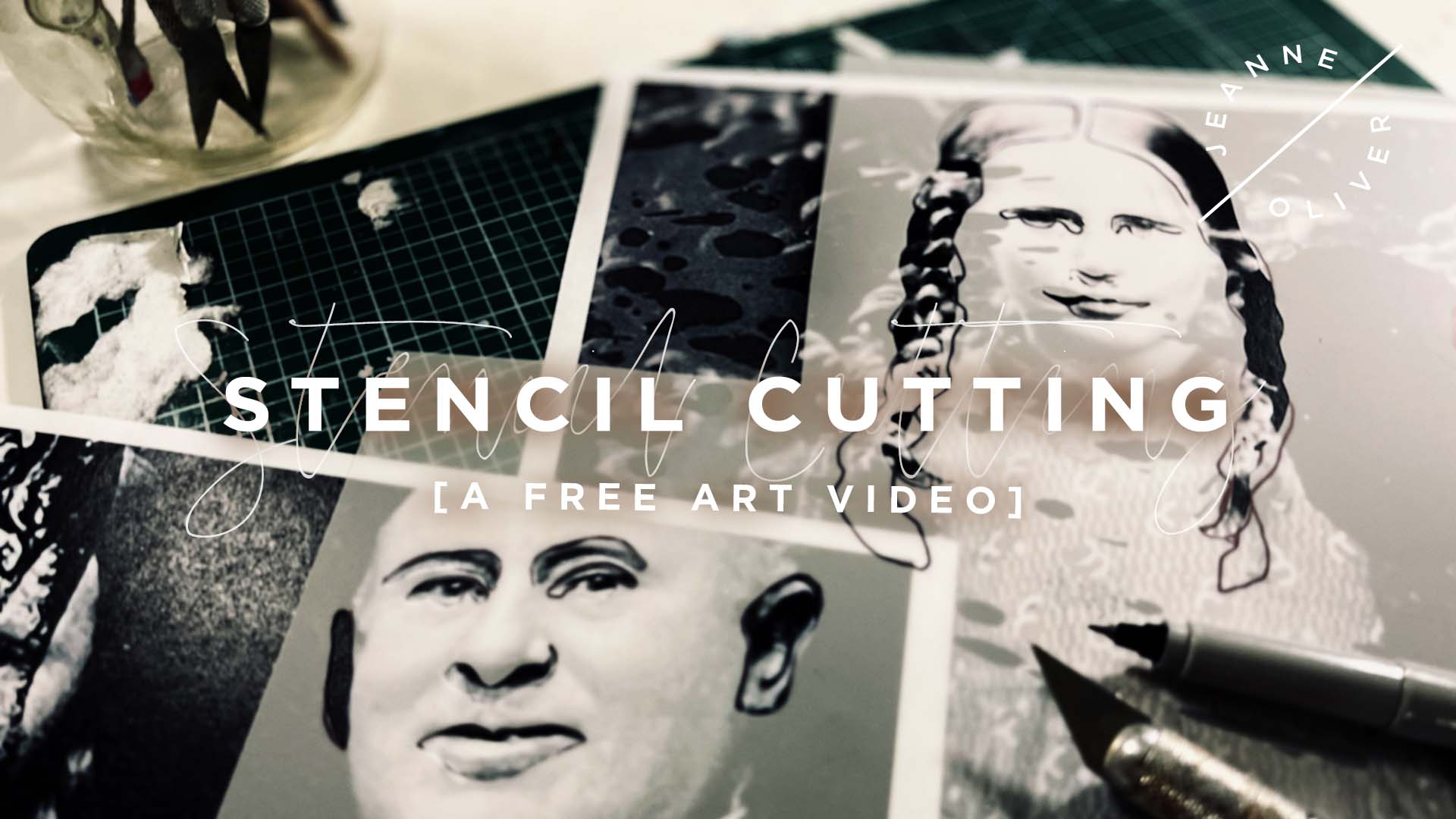 Free Art Video | Stencil Cutting with Erin Faith Allen