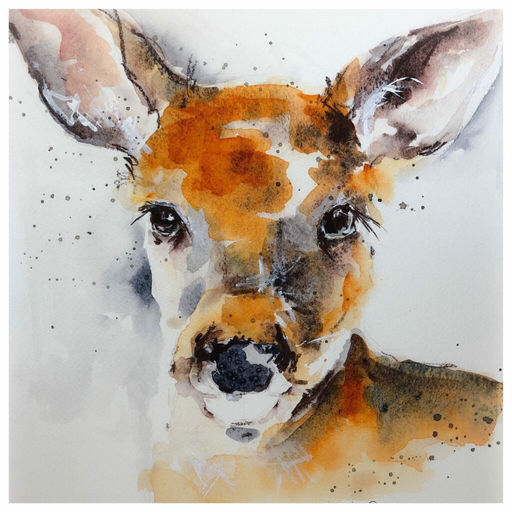 watercolour animals for beginners