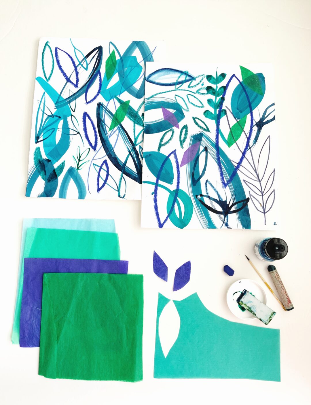 Pen Paint Paper with Julie Hamilton Jeanne Oliver