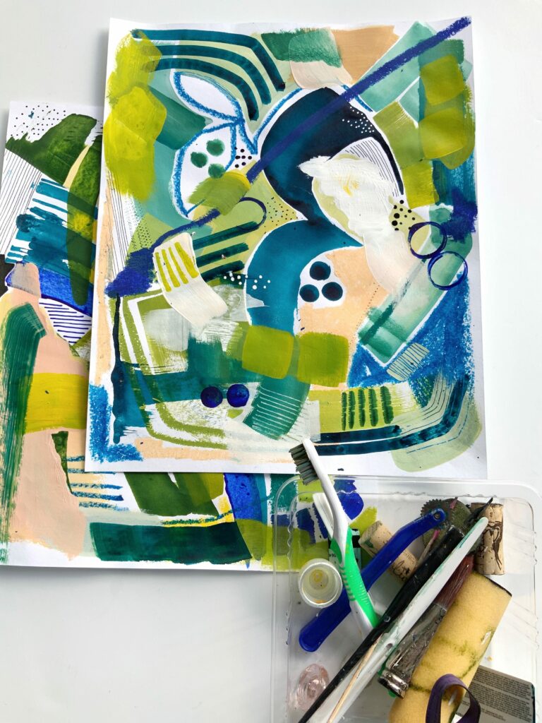 Pen Paint Paper with Julie Hamilton Jeanne Oliver