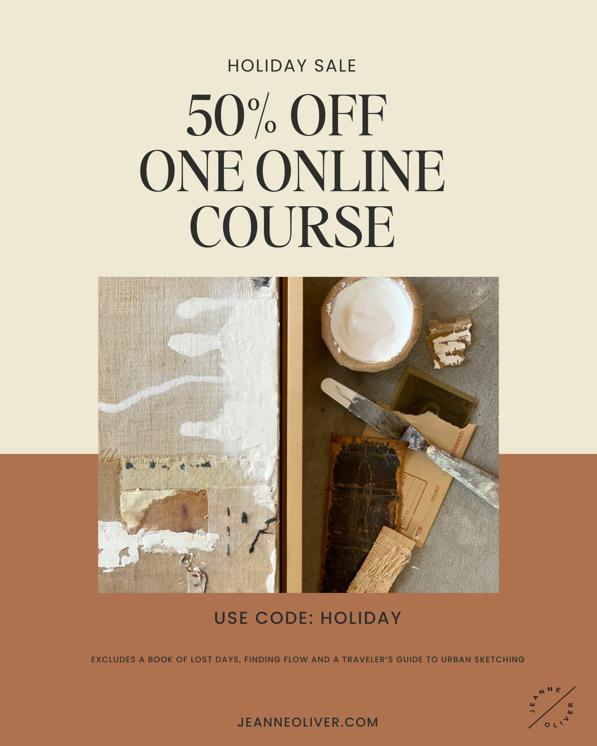 24 Hours Left | 50% Off One Online Course