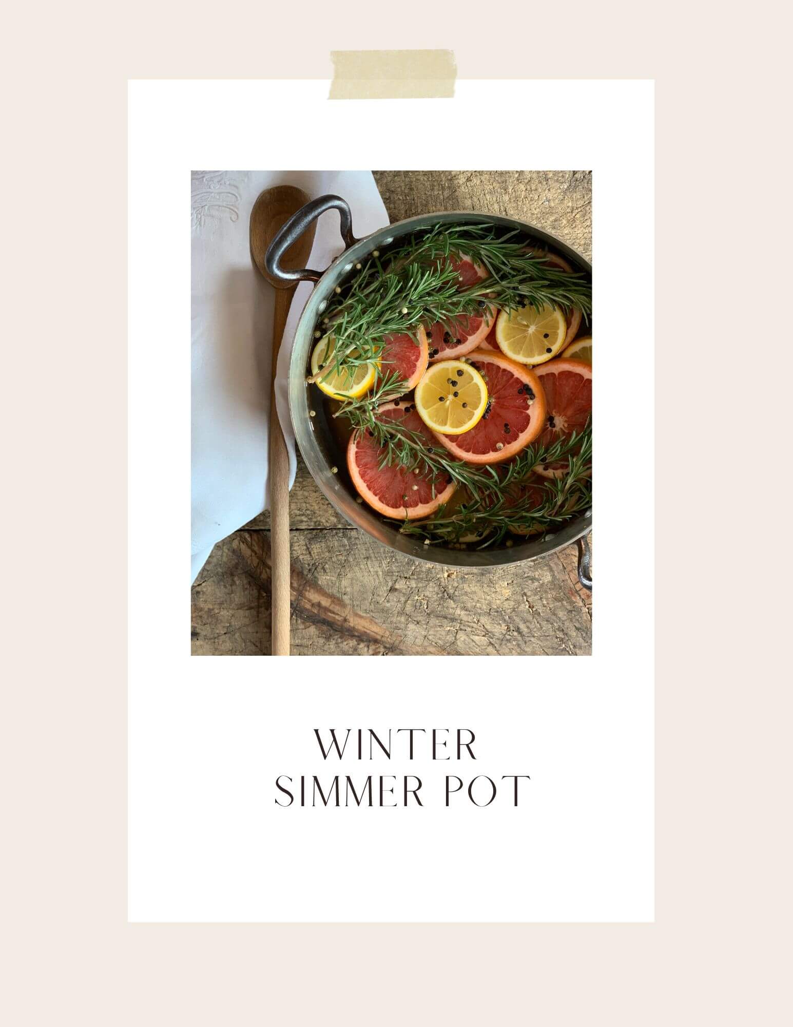 Winter Simmer Pot Recipe