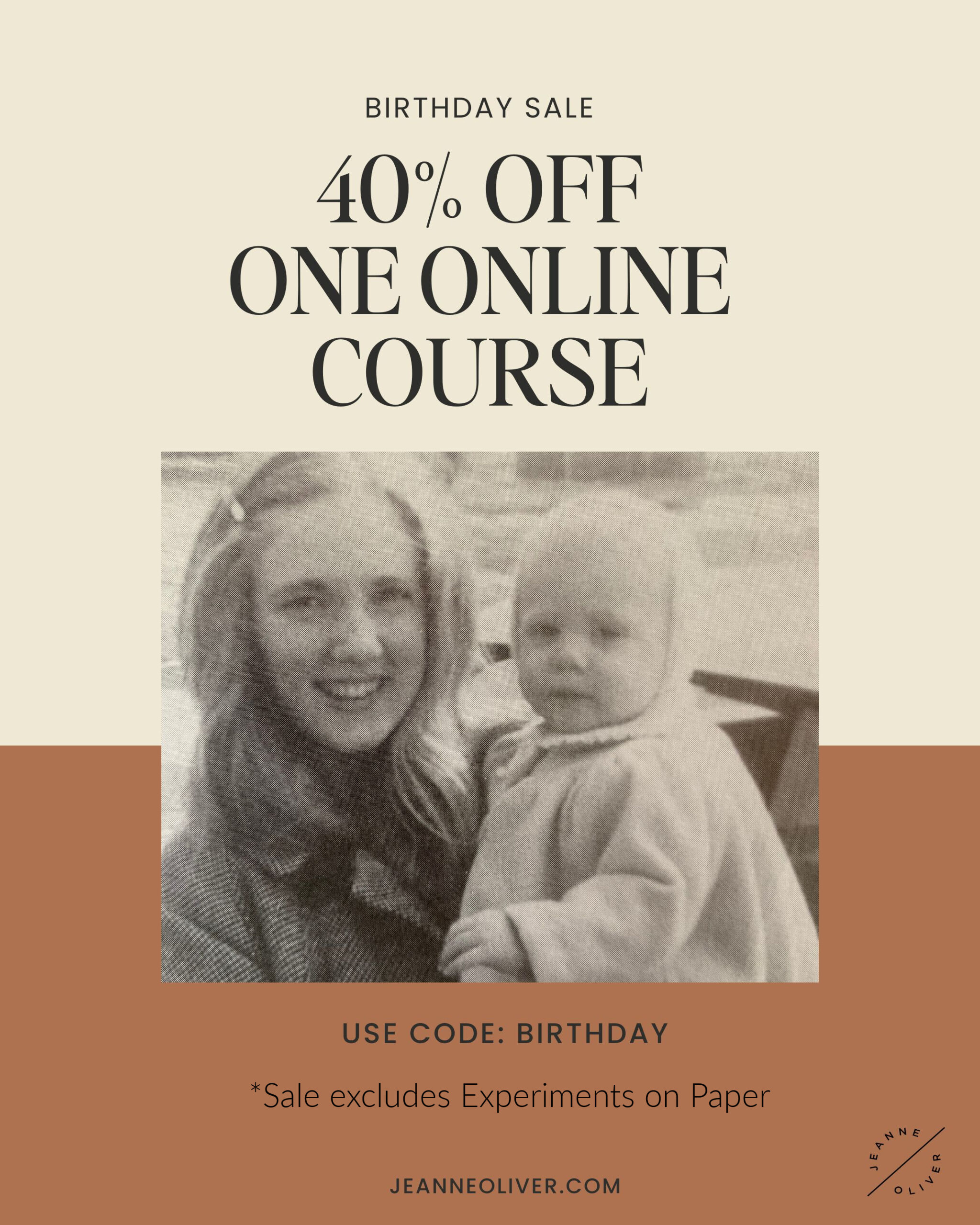 Birthday Sale | One Course 40% Off