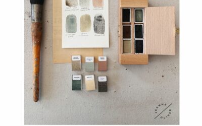 Watercolor Sets in Wooden Box Palette Now Available!