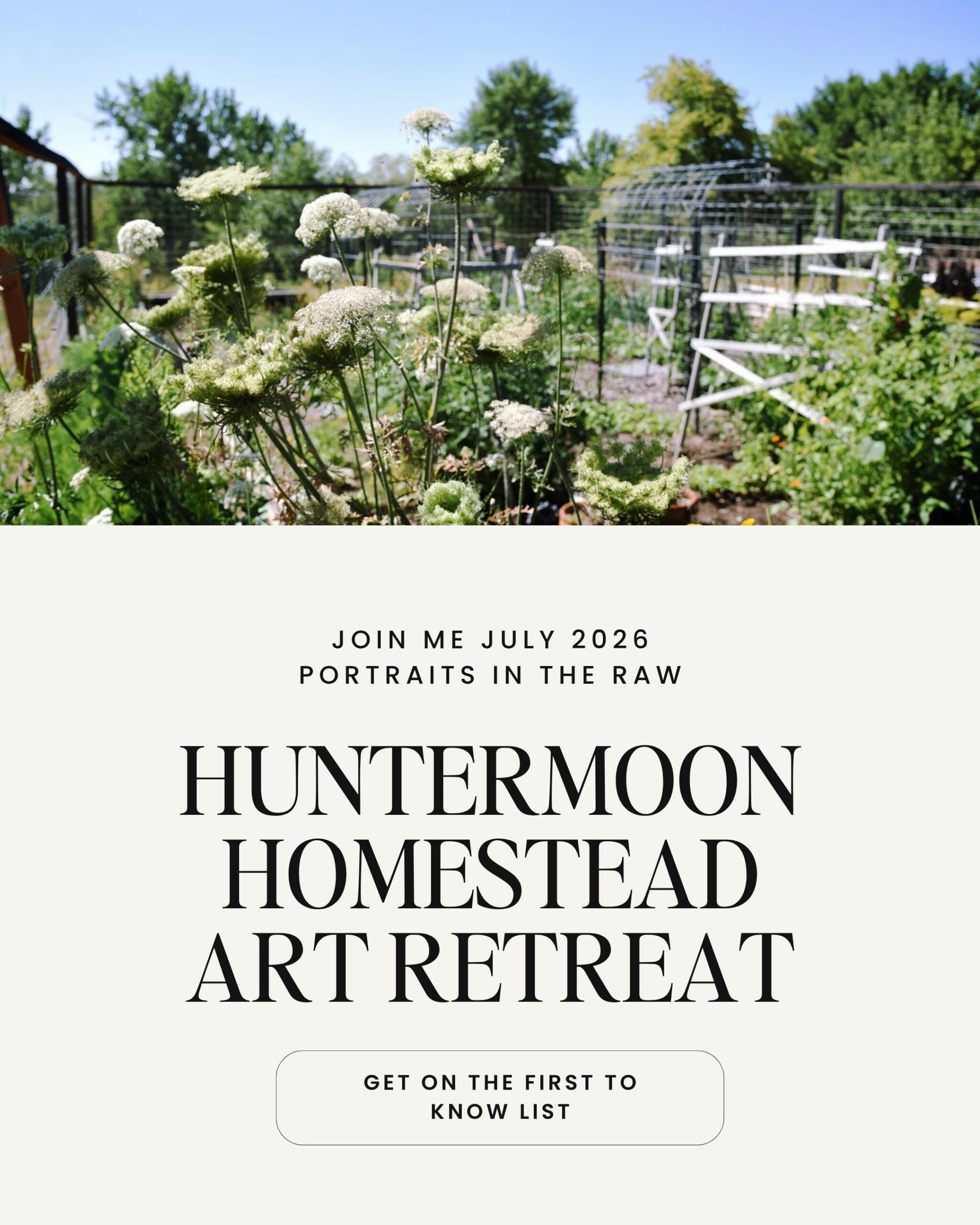 I Am Teaching in Idaho at Huntermoon Homestead | Get on the List