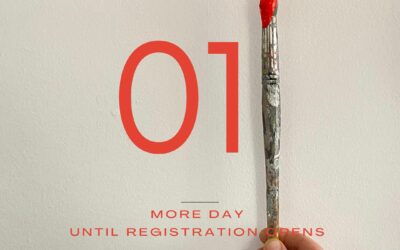 1 More Day Until Registration Opens for Art As Worship