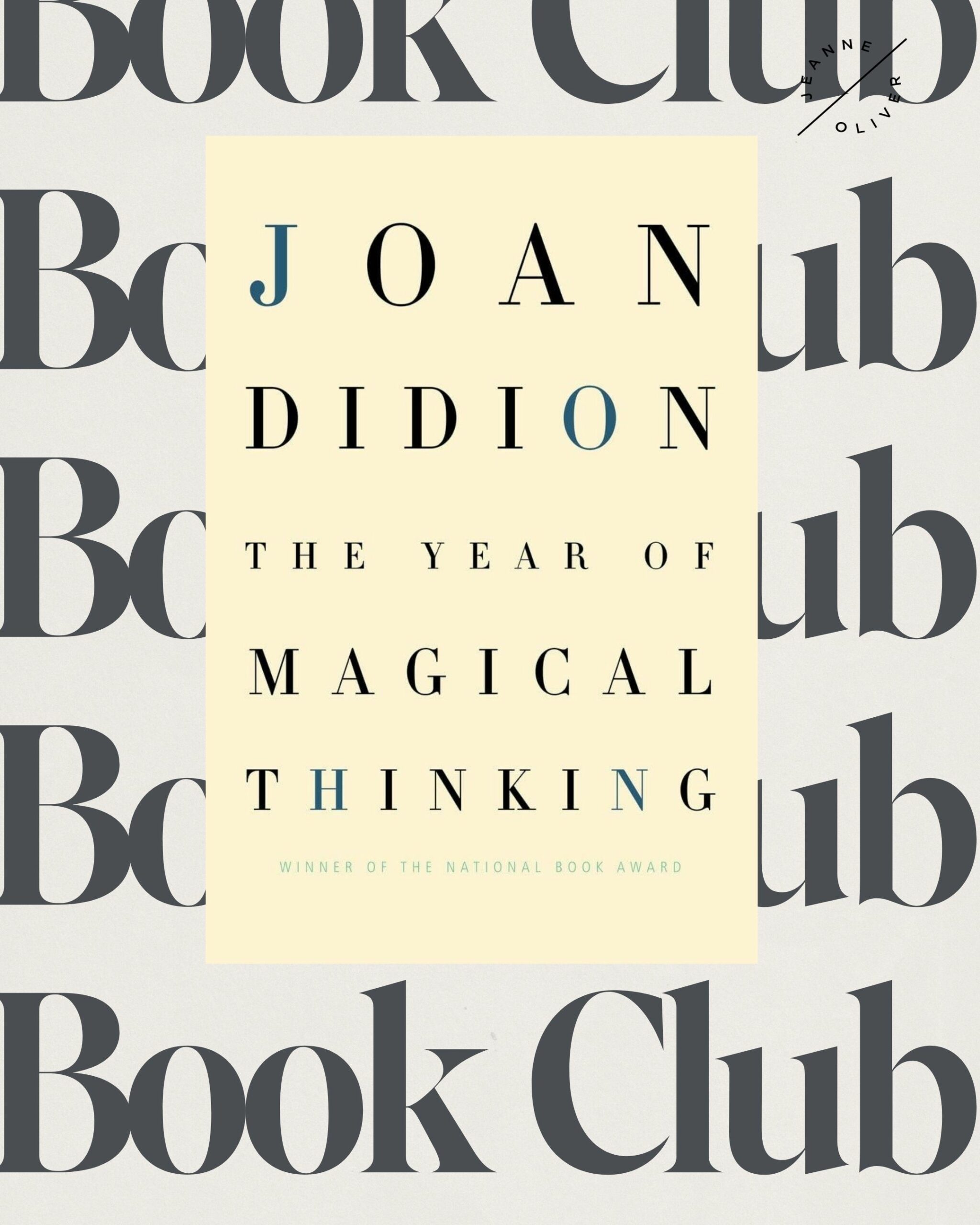 The Next Book Club Book | The Year of Magical Thinking by Joan Didion